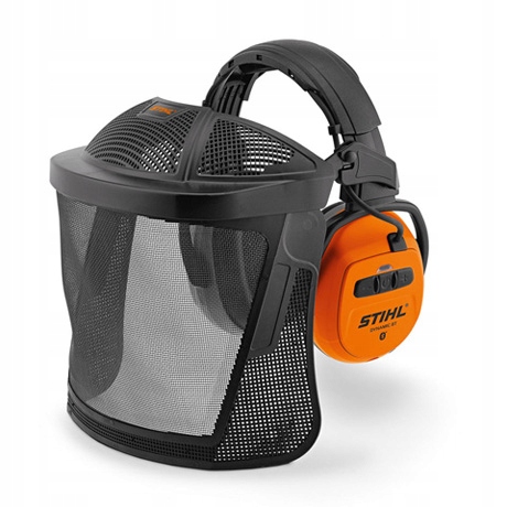 Štít na pokrývku hlavy (nosený na hlave) značky Stihl
